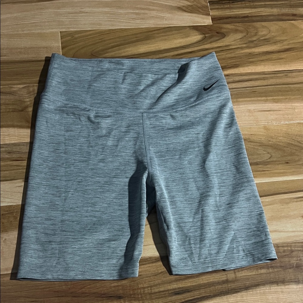 Nike Women's Heather Gray Bike Shorts